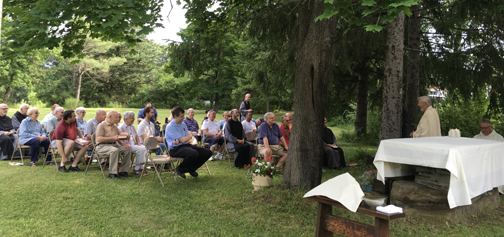 Outdoor Mass on July 4th, 2018