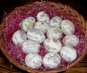Easter eggs by Helen Siegl