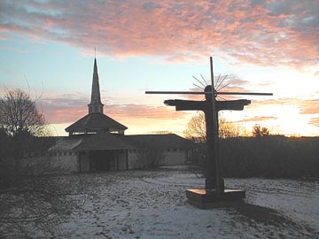 Mount Saviour Chapel & Sunrise